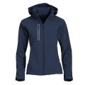 Clique Softshelljacke Milford 3-Lagen - Moderner Look, Innenfleece - navyblau Damen